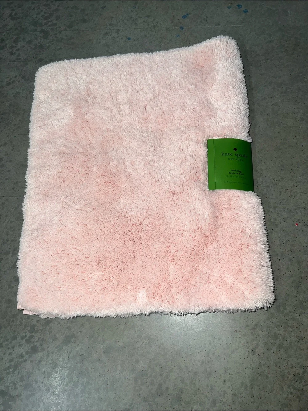 Kate Spade New York Light Pink Bath Rug Size 20x32in.